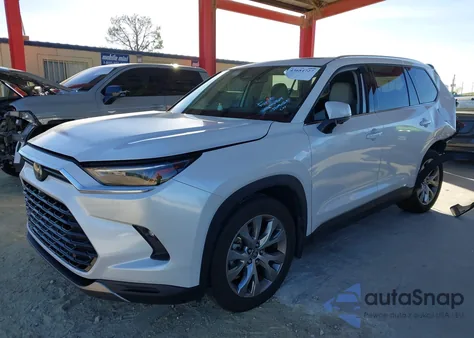 2024 Toyota Grand Highlander Hybrid Limited из США, поврежденный, VIN 5TDACAB53RS011370